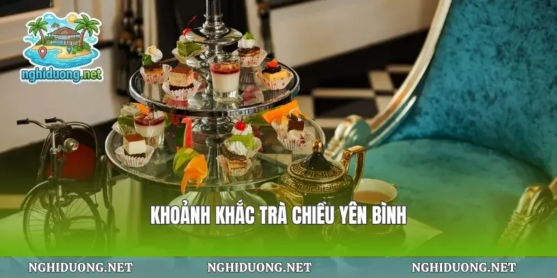 Khoảnh khắc trà chiều yên bình