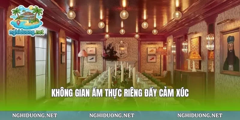 Không gian ẩm thực riêng đầy cảm xúc