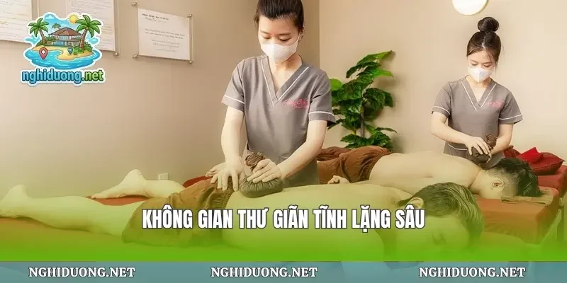 Không gian thư giãn tĩnh lặng sâu