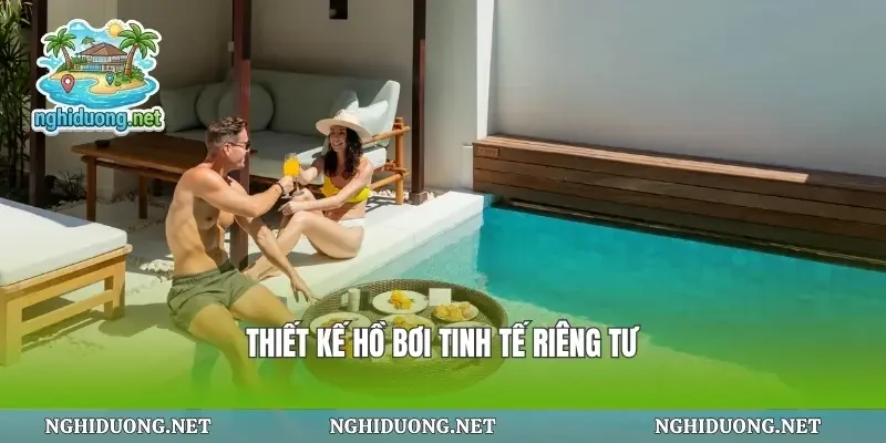 Thiết kế hồ bơi tinh tế riêng tư